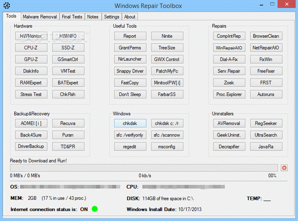 Windows Repair Toolbox