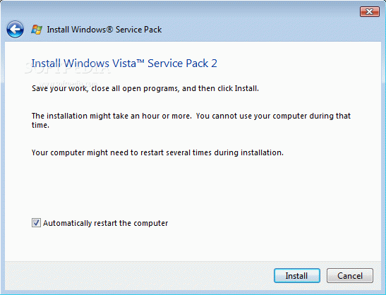 Windows Vista Service Pack 2