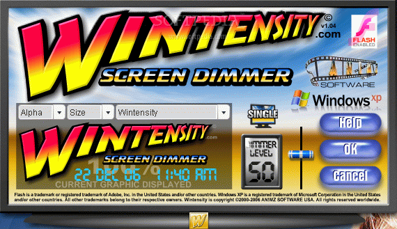 Wintensity Screen Dimmer