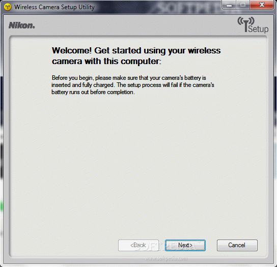 Wireless Camera Setup Utility