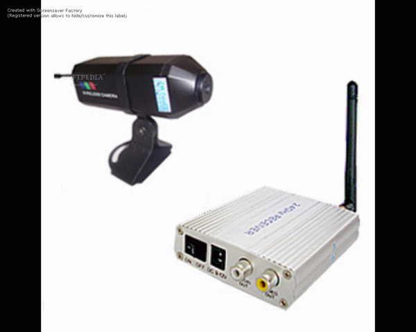 Wireless Pinhole Camera Screensaver