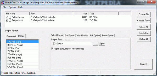 Word/Doc Txt to Image Jpg/Jpeg Bmp Tiff Png Converter