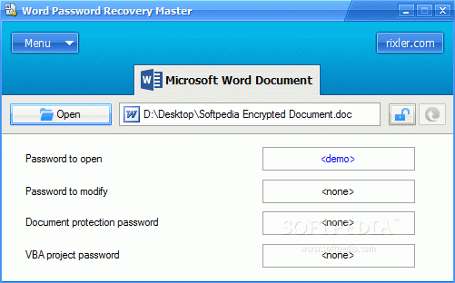 Word Password Recovery Master