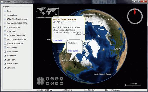 World Wind Multimedia Annotations