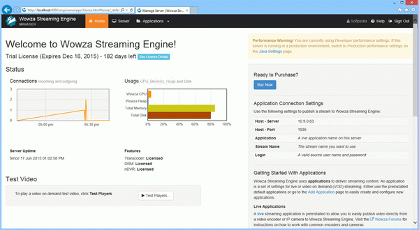 Wowza Streaming Engine