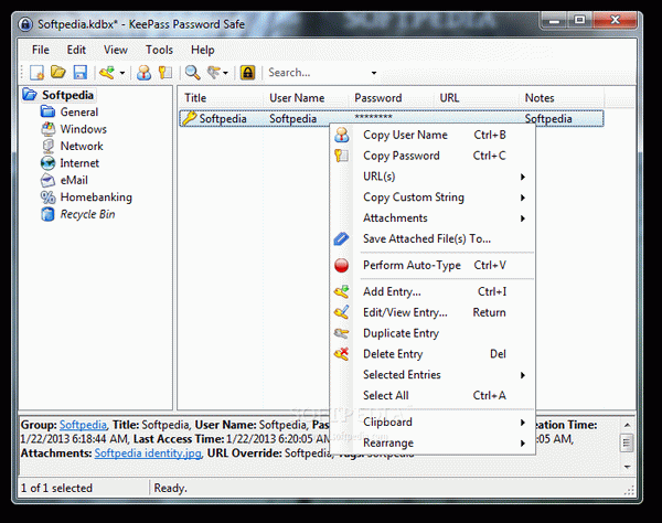 X-KeePass Password Safe