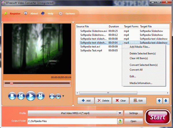 XFreesoft Video Converter