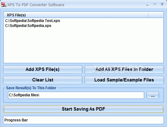 XPS To PDF Converter Software