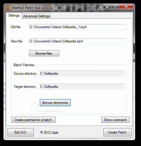 Xdelta3 Patch Gui