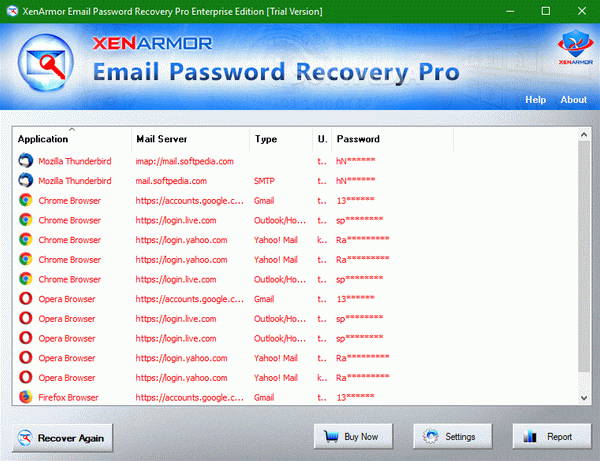 XenArmor Email Password Recovery Pro