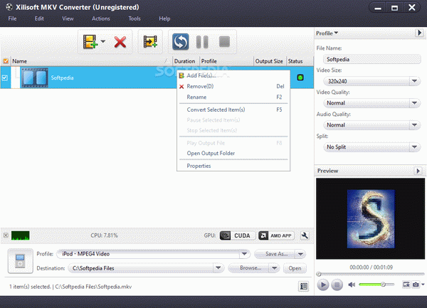 Xilisoft MKV Converter