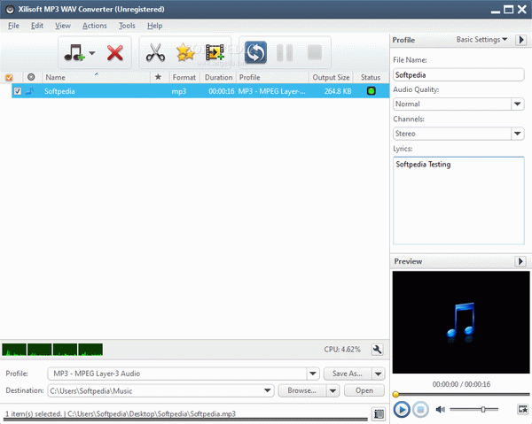 Xilisoft MP3 WAV Converter