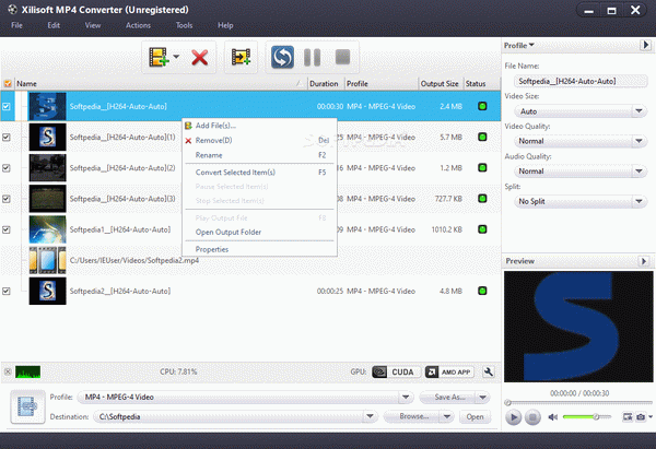 Xilisoft MP4 Converter