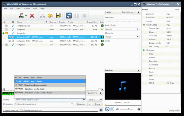 Xilisoft WMA MP3 Converter