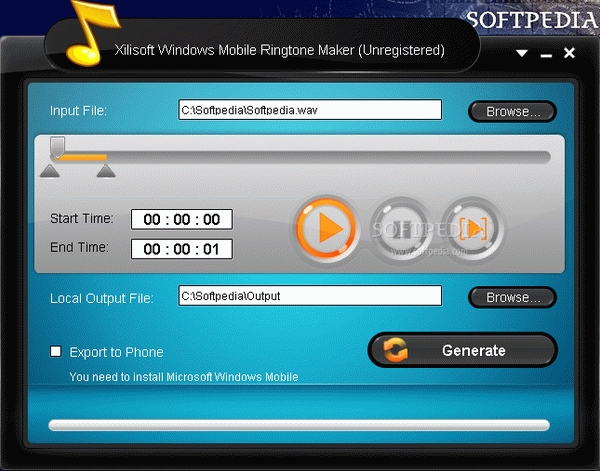 Xilisoft Windows Mobile Ringtone Maker