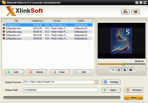 Xlinksoft Video to FLV Converter