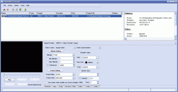 YASA MPEG Encoder