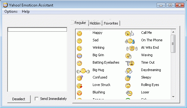 Yahoo! Emoticon Assistant