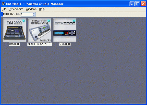 Yamaha Studio Manager