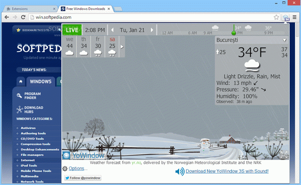 YoWindow Weather for Chrome