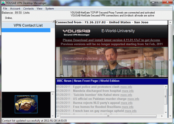 YouSAB VPN Desktop Messenger (formerly YouSAB Messenger)