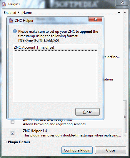 ZNC Helper