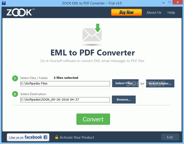 ZOOK EML to PDF Converter