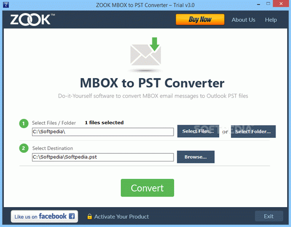 ZOOK MBOX to PST Converter