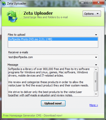 Zeta Uploader