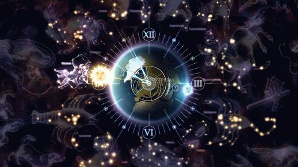 Zodiac Clock 3D Screensaver