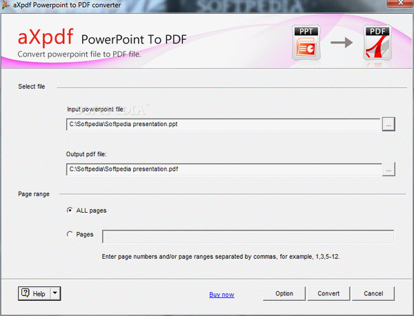 aXpdf PowerPoint To PDF