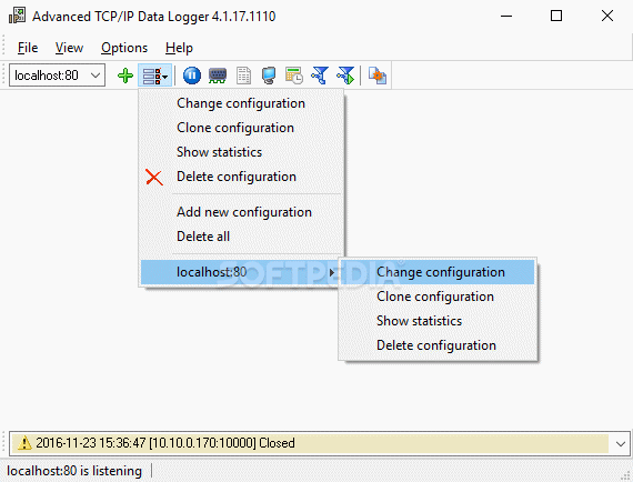 Advanced TCP/IP Data Logger