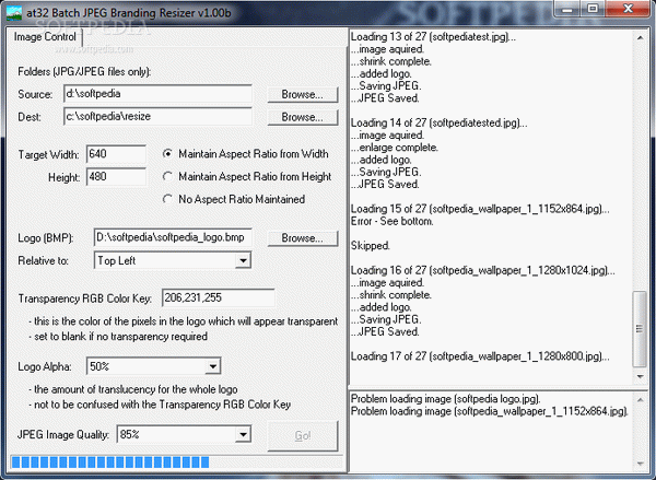 at32 Batch JPEG Branding Resizer