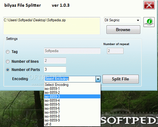 bilyaz File Splitter