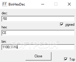 BinHexDec