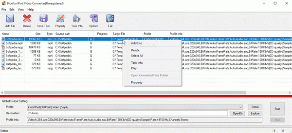 Bluefox iPod Video Converter