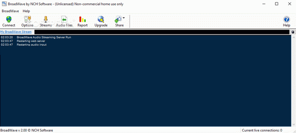 BroadWave Audio Streaming Server