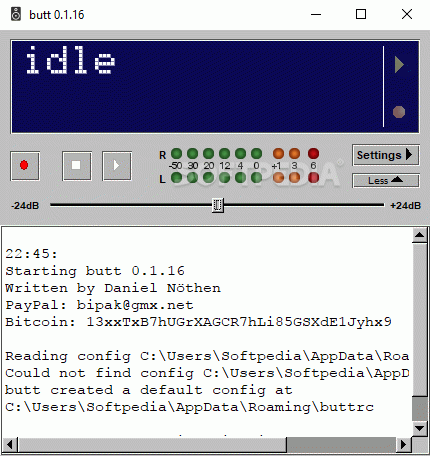 butt (broadcast using this tool)