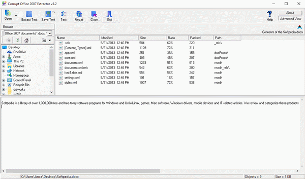 Corrupt Office 2007 Extractor