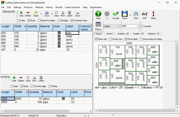 Cutting Optimization Pro