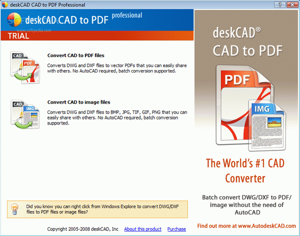 deskCAD CAD to PDF Professional