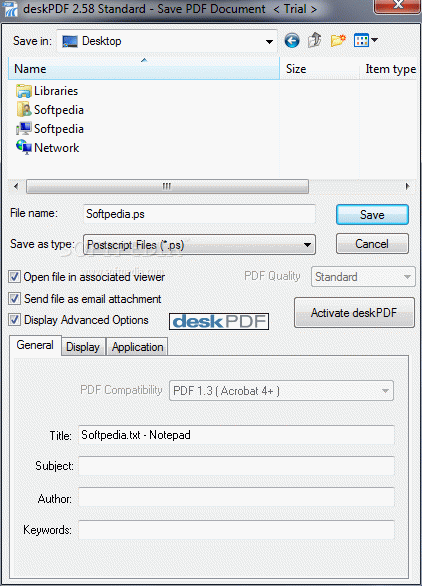 deskPDF Standard