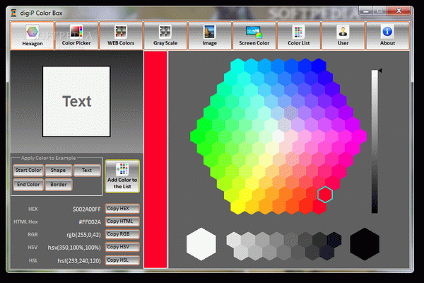 digiP Color Box