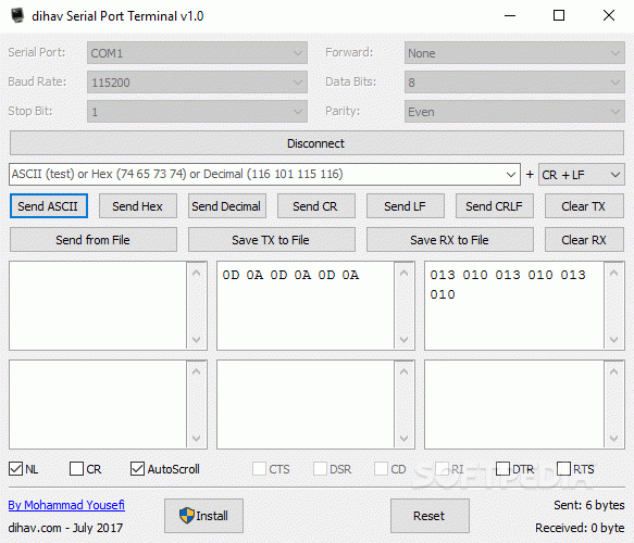 dihav Serial Port Terminal