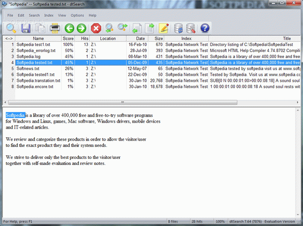 dtSearch Network with Spider