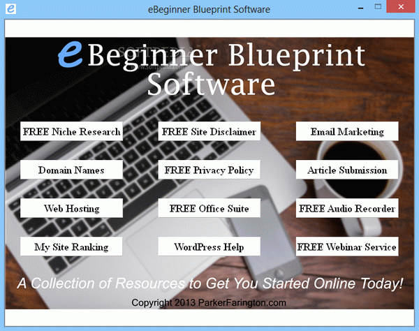 eBeginner Blueprint Software