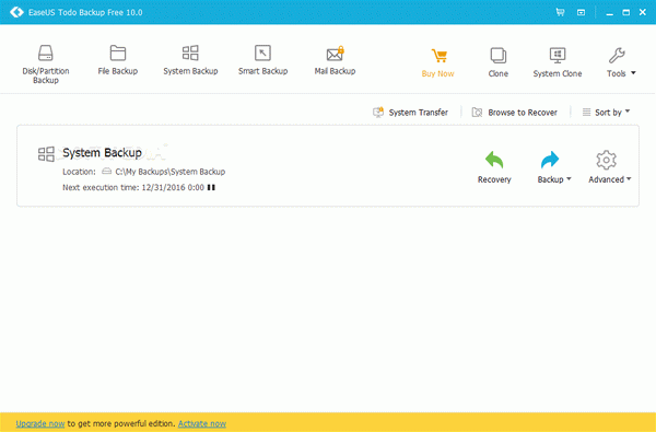 EaseUS Todo Backup Free