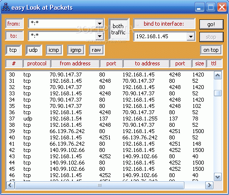 easy Look at Packets