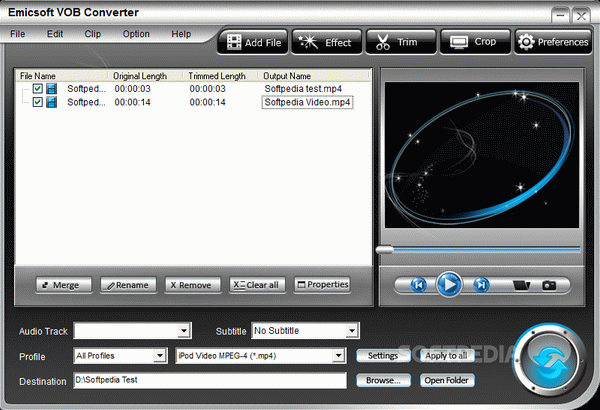 Emicsoft VOB Converter