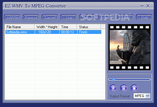 EZ WMV TO MPEG Converter